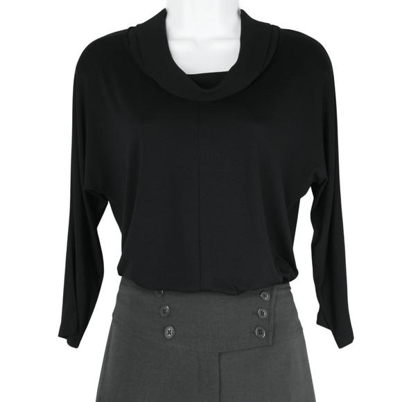 New! Rachel Zoe Women's Chiffon Cowl Neck Hi-low Hem Blouse Dolman Top - Picture 1 of 5